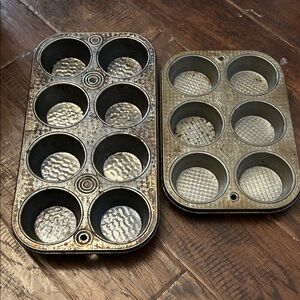 Vintage Metal Muffin Pans